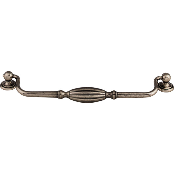 Tuscany Drop Pull 8 13/16 Inch (c-c) Pewter Antique