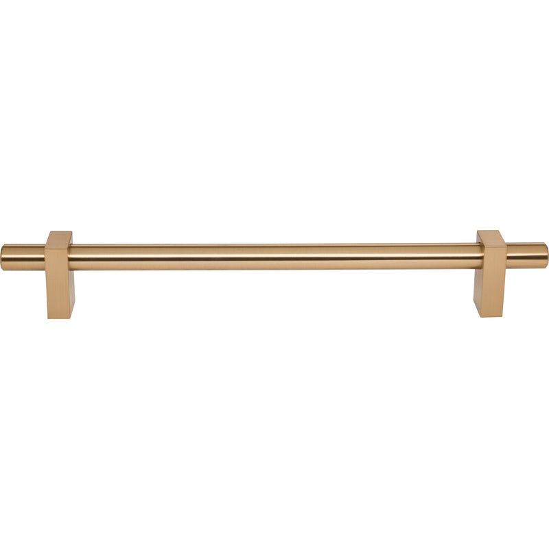 12" Center-to-Center Satin Bronze Larkin Appliance Handle