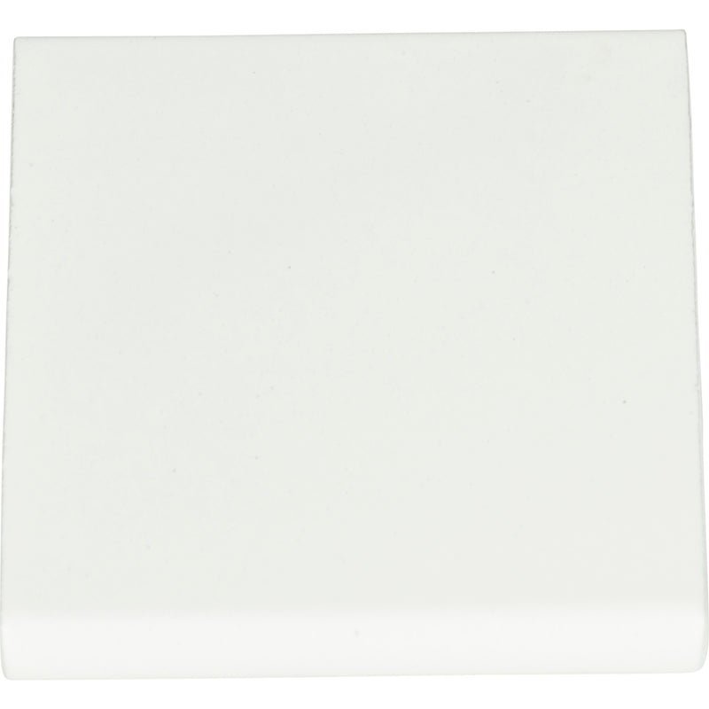 Tab Edge Pull 1 1/4 Inch (c-c) High White Gloss