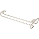 Satin Nickel Under Cabinet Stemware Rack