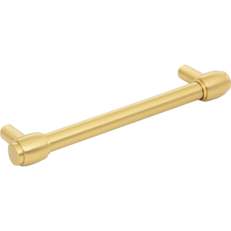 128 mm Center-to-Center Brushed Gold Hayworth Cabinet Bar Pull