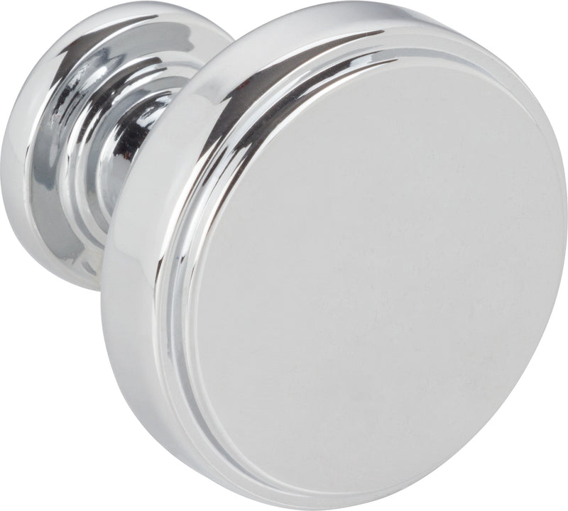 1-1/4" Diameter Polished Chrome Richard Cabinet Knob