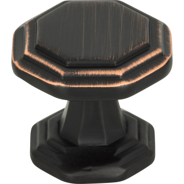 Dickinson Octagon Knob 1 1/4 Inch Venetian Bronze