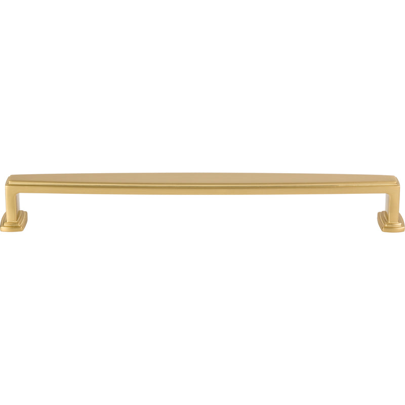 12" Center-to-Center Brushed Gold Richard Appliance Handle