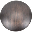 1-1/16" Diameter Brushed Oil Rubbed Bronze Zachary Cabinet Mushroom Knob