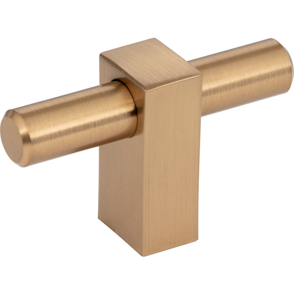 2-3/8" Overall Length Satin Bronze Larkin "T" Knob