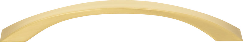 160 mm Center-to-Center Brushed Gold Flared Philip Cabinet Pull