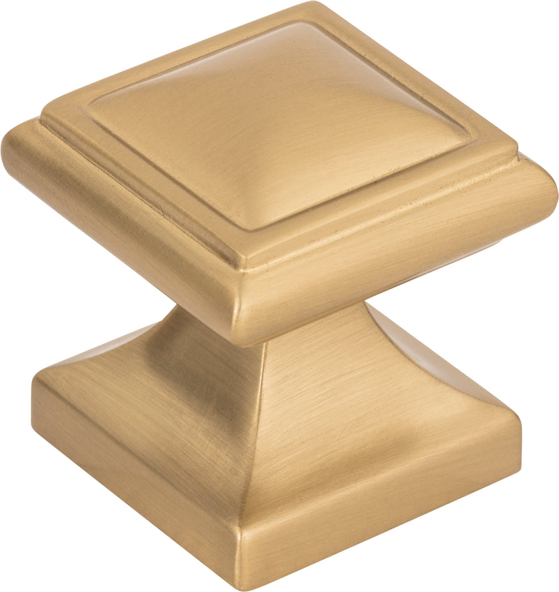 Wadsworth Knob 1 1/4 Inch Warm Brass