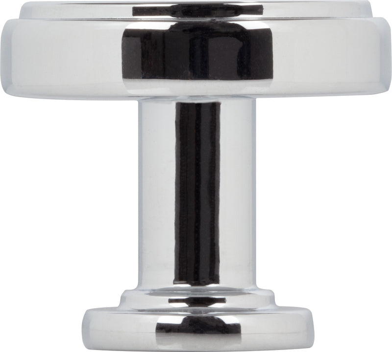 1-1/4" Diameter Polished Chrome Richard Cabinet Knob