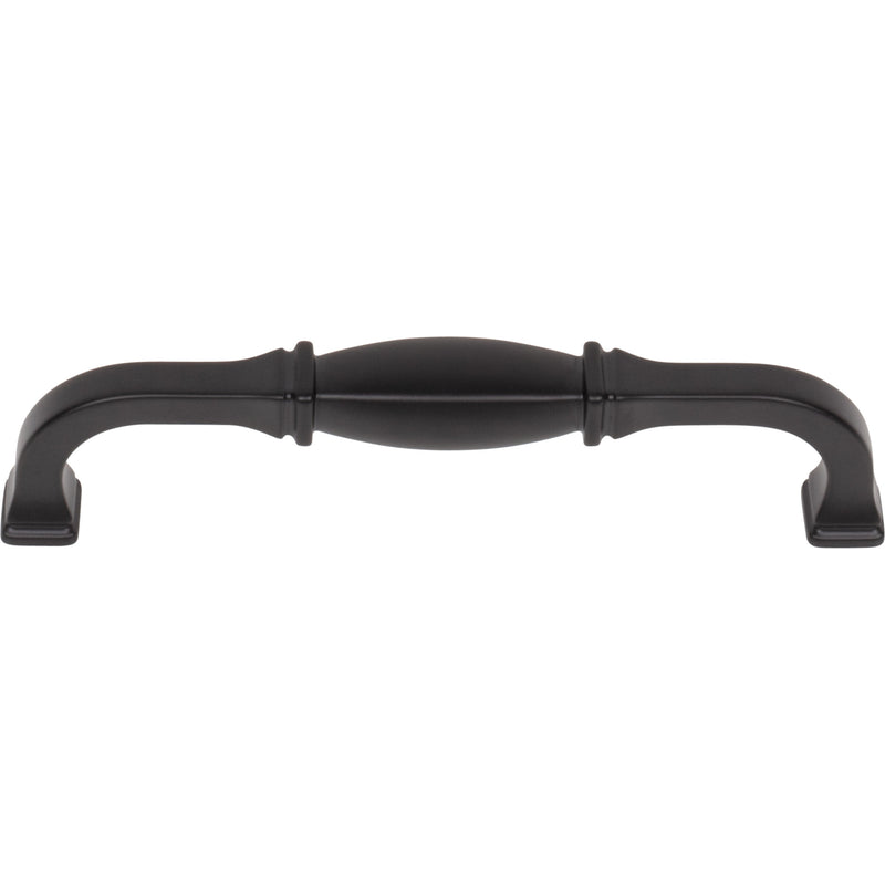 128 mm Center-to-Center Matte Black Audrey Cabinet Pull