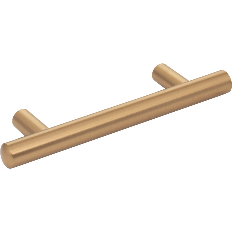 96 mm Center-to-Center Satin Bronze Key West Cabinet Bar Pull