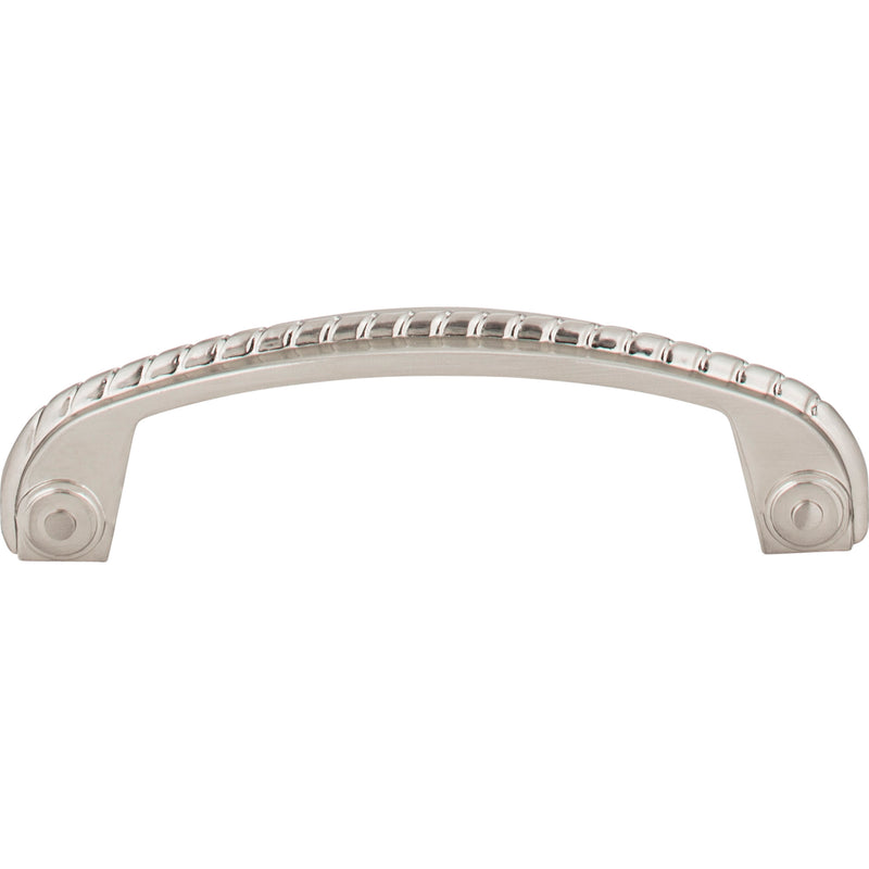 96 mm Center-to-Center Satin Nickel Rope Rhodes Cabinet Pull