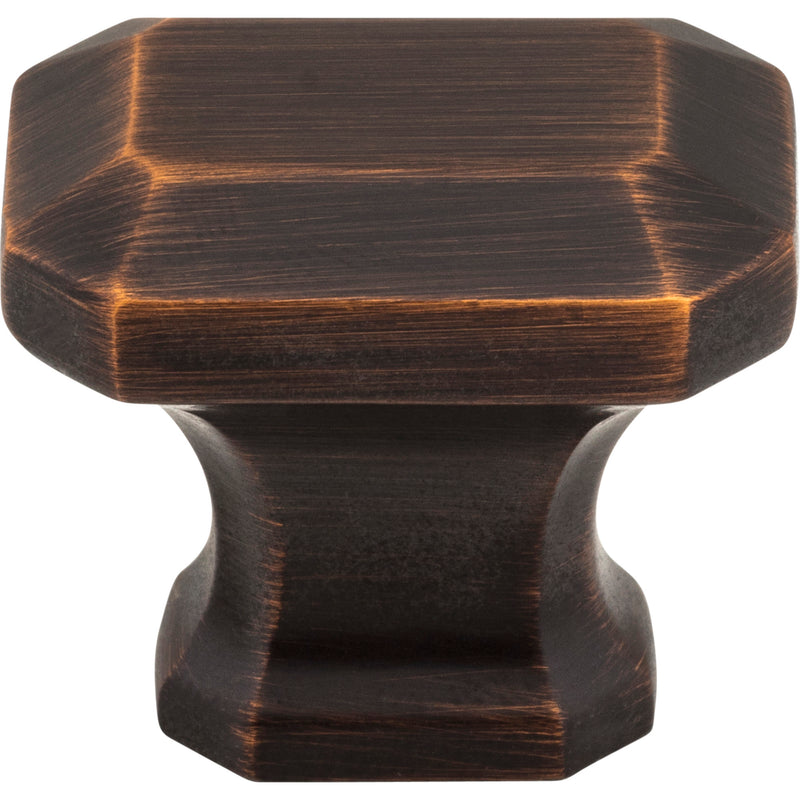 1-1/4" Overall Length Brushed Oil Rubbed Bronze Emerald Ella Cabinet Knob