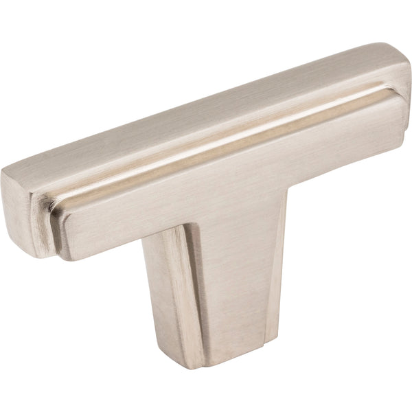 2" Satin Nickel Lexa Cabinet "T" Knob