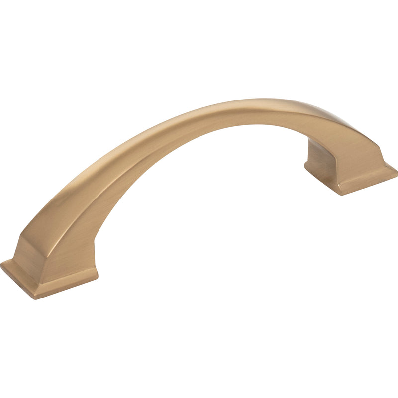 96 mm Center-to-Center Satin Bronze Arched Roman Cabinet Pull