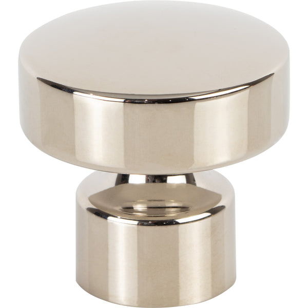 Lennox Knob 1 1/4 Inch Polished Nickel