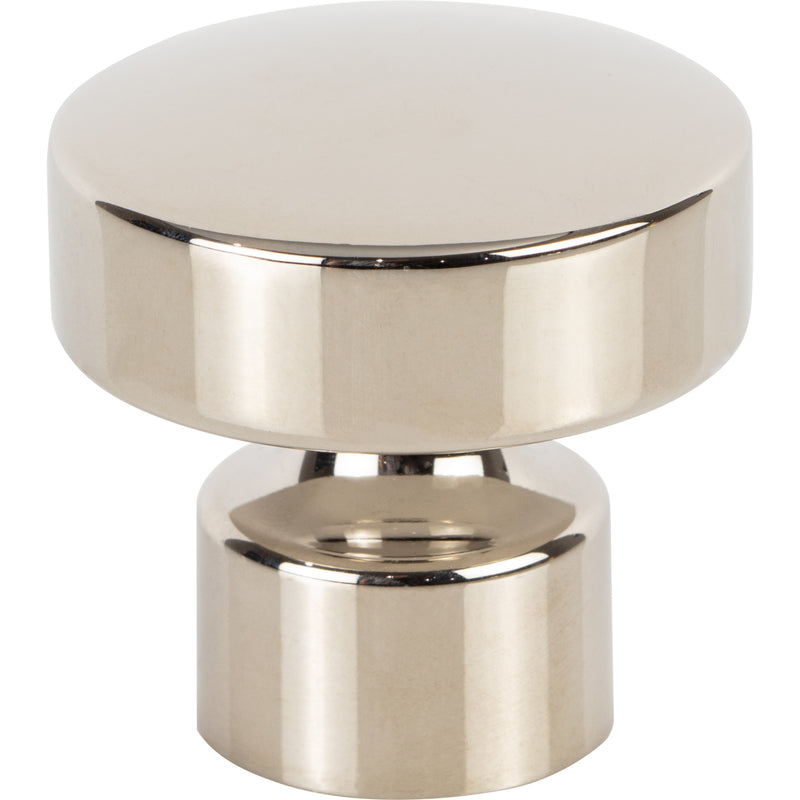 Lennox Knob 1 1/4 Inch Polished Nickel