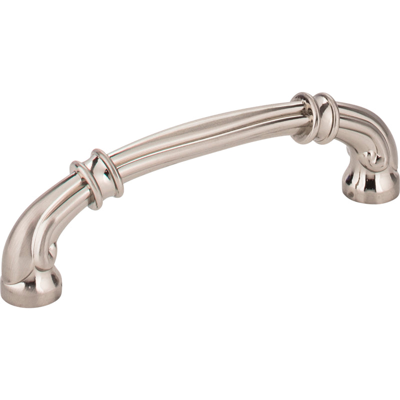 96 mm Center-to-Center Satin Nickel Lafayette Cabinet Pull