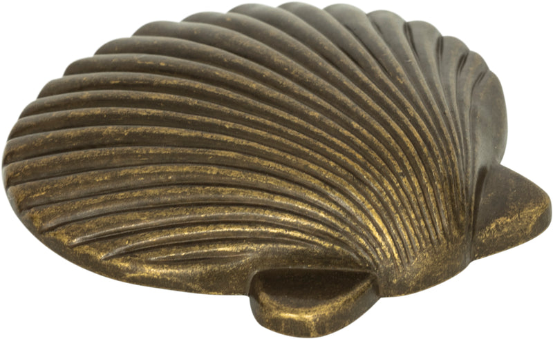 Clamshell Knob 2 Inch Burnished Bronze