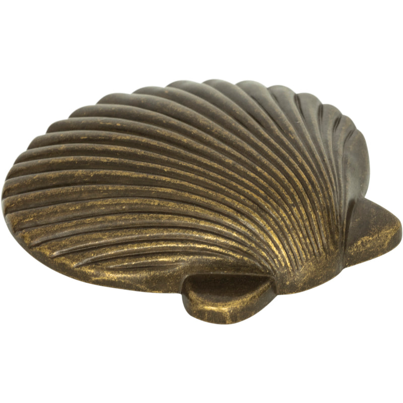 Clamshell Knob 2 Inch Burnished Bronze