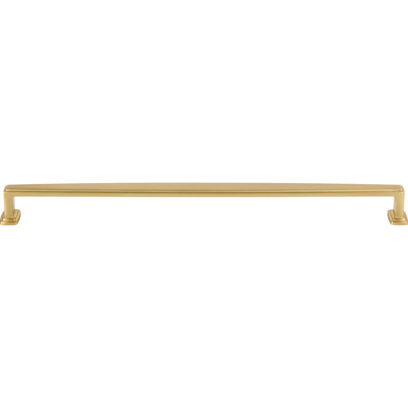 305 mm Center-to-Center Brushed Gold Richard Cabinet Pull