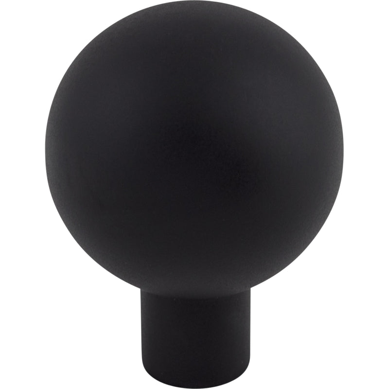 Brookline Knob 1 1/8 Inch Flat Black