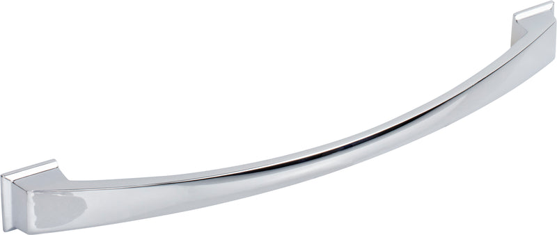 224 mm Center-to-Center Polished Chrome Arched Roman Cabinet Pull