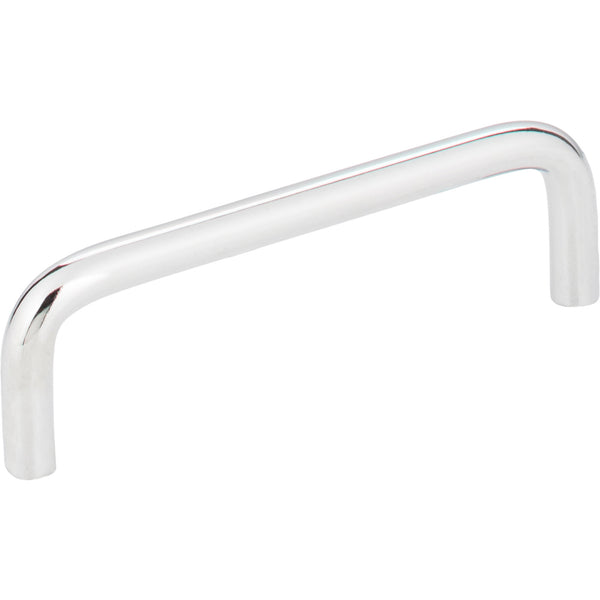 96 mm Center-to-Center Polished Chrome Torino Cabinet Wire Pull