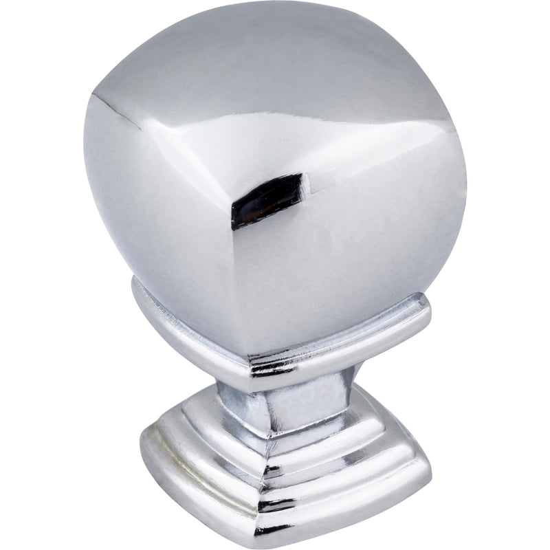 7/8" Overall Length  Polished Chrome Katharine Cabinet Knob