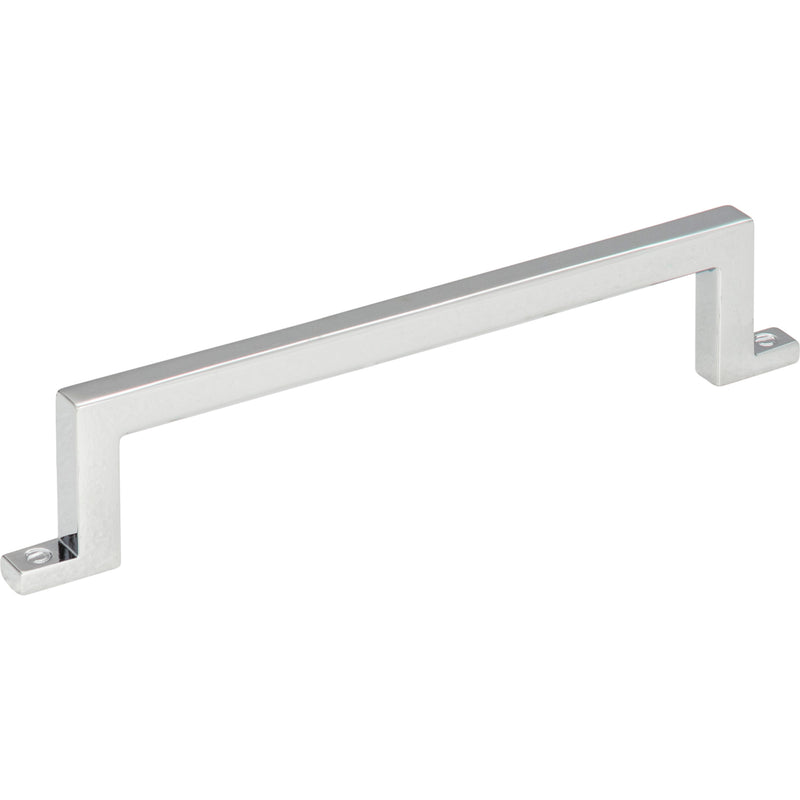 Campaign Bar Pull 5 1/16 Inch (c-c) Polished Chrome