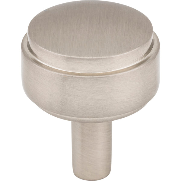 1-1/8" Diameter Satin Nickel Hayworth Cabinet Knob