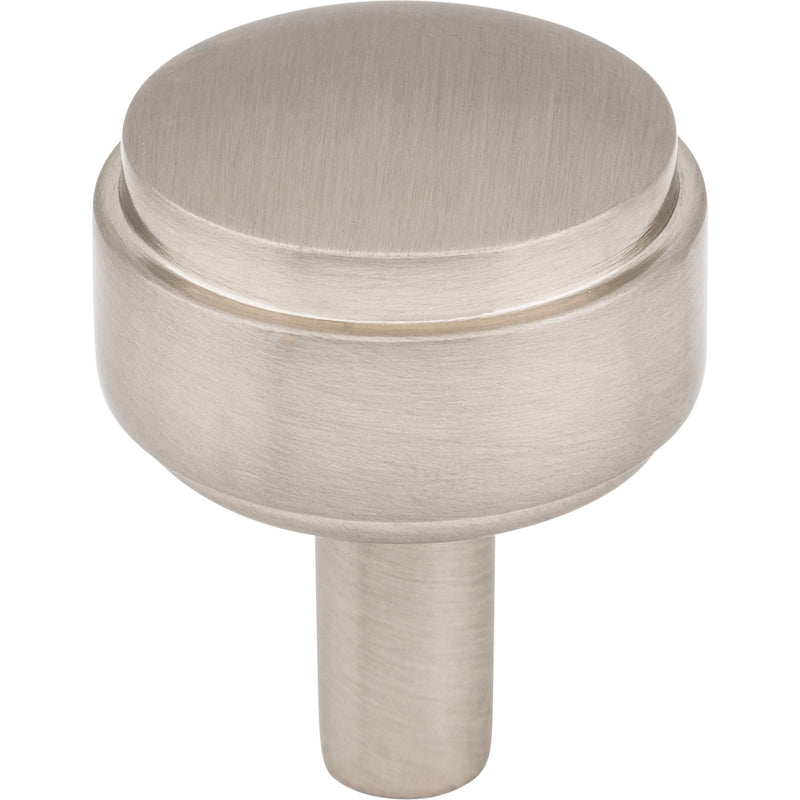 1-1/8" Diameter Satin Nickel Hayworth Cabinet Knob