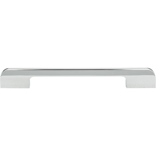 Round Thin Pull 6 5/16 Inch (c-c) Polished Chrome