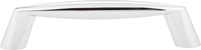 96 mm Center-to-Center Polished Chrome Zachary Cabinet Pull