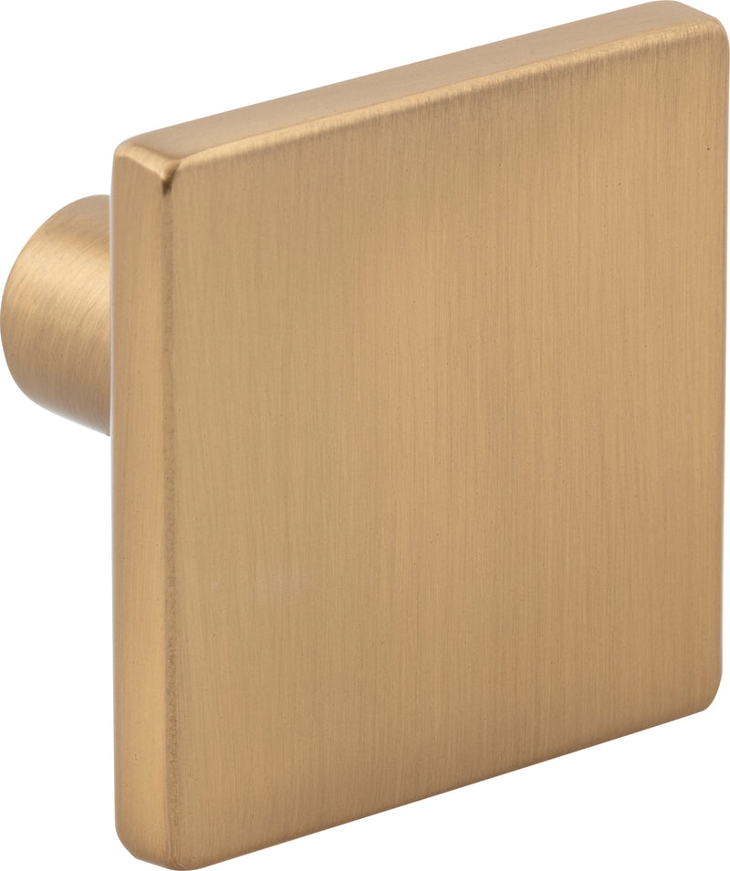 1-5/8" Overall Length Satin Bronze Walker 1 Square Knob