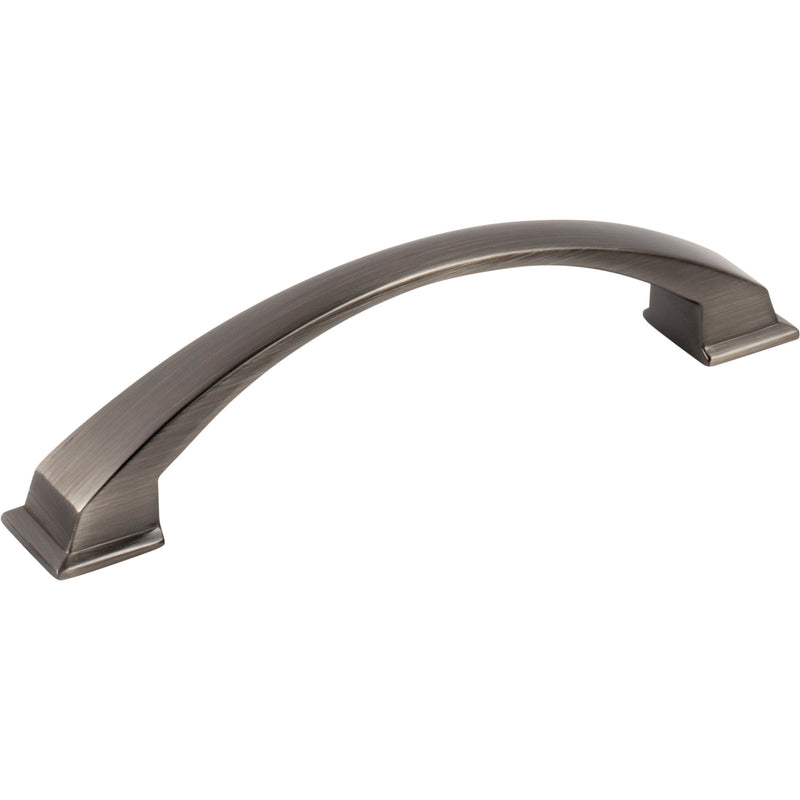 128 mm Center-to-Center Brushed Pewter Arched Roman Cabinet Pull