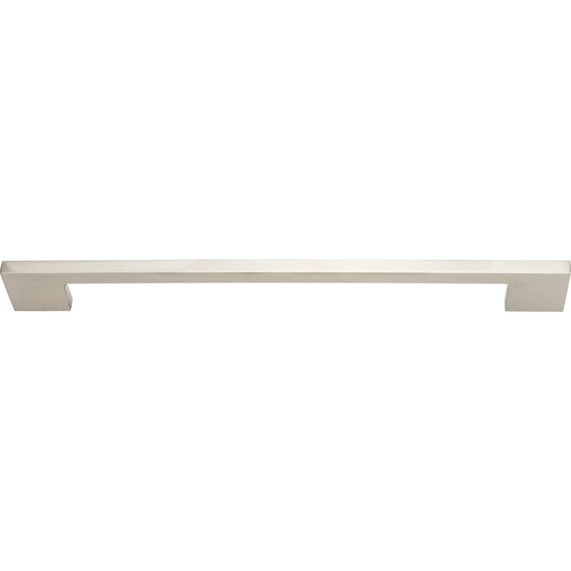 Thin Square Pull 11 5/16 Inch (c-c) Brushed Nickel