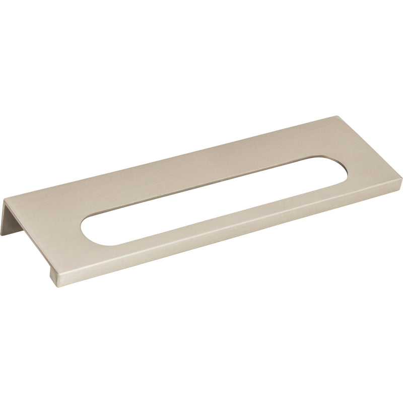 Modern Square Edge Tab Pull 5 1/16 Inch (c-c) Brushed Nickel