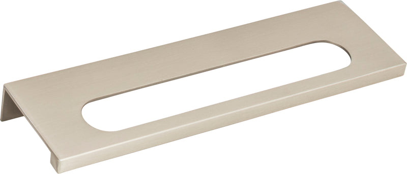 Modern Square Edge Tab Pull 5 1/16 Inch (c-c) Brushed Nickel