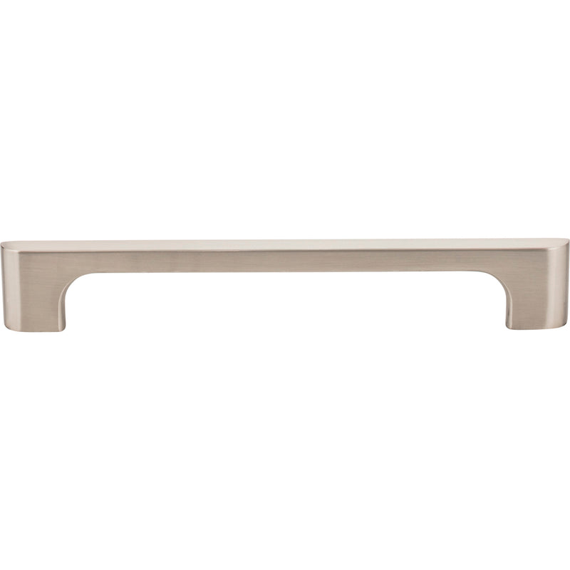 160 mm Center-to-Center Satin Nickel Asymmetrical Leyton Cabinet Pull