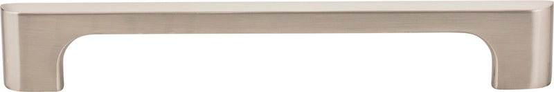 160 mm Center-to-Center Satin Nickel Asymmetrical Leyton Cabinet Pull