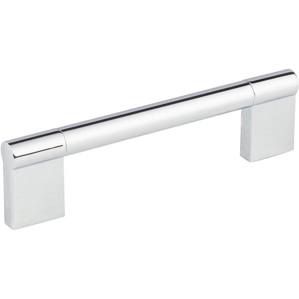 128 mm Center-to-Center Polished Chrome Knox Cabinet Bar Pull