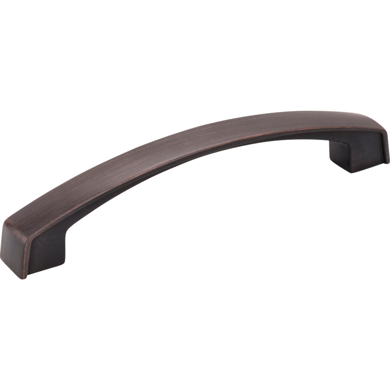 128 mm Center-to-Center Brushed Oil Rubbed Bronze Square Merrick Cabinet Pull