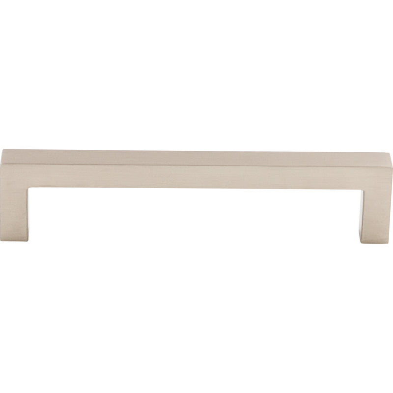 Square Bar Pull 5 1/16 Inch (c-c) Brushed Satin Nickel