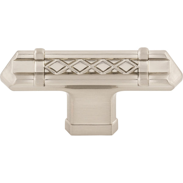 Tower Bridge T-Handle 2 5/8 Inch Brushed Satin Nickel