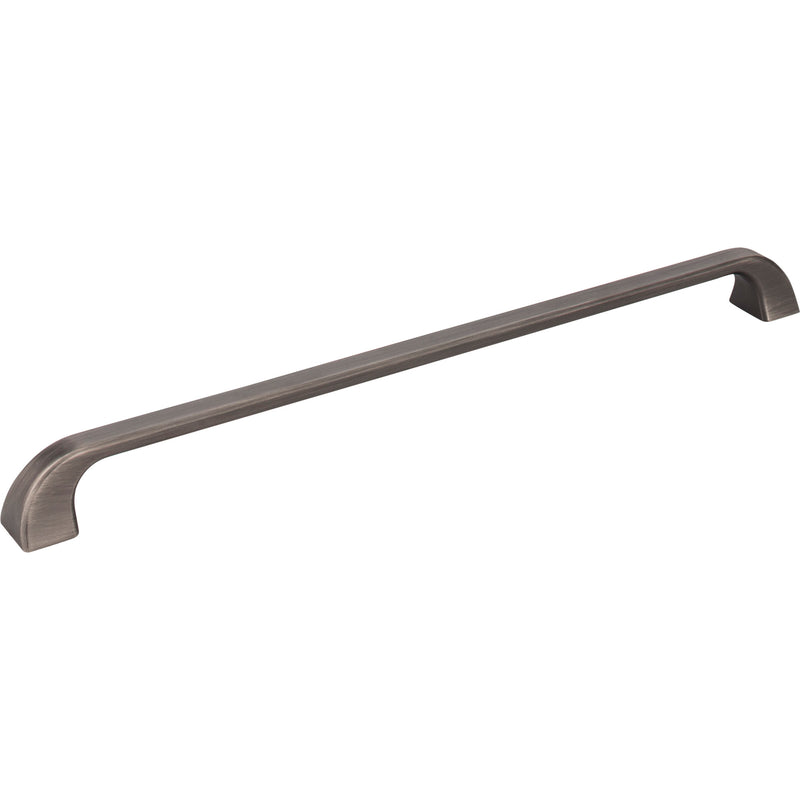 305 mm Center-to-Center Brushed Pewter Square Marlo Cabinet Pull