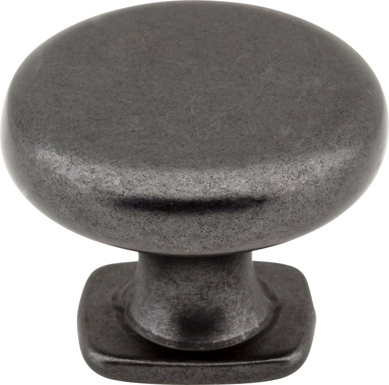 1-3/8" Diameter Gun Metal Belcastel 1 Cabinet Knob