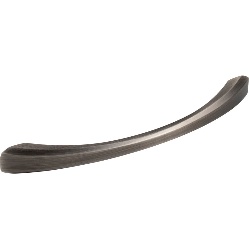 160 mm Center-to-Center Brushed Pewter Wheeler Cabinet Pull