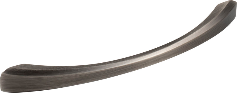 160 mm Center-to-Center Brushed Pewter Wheeler Cabinet Pull