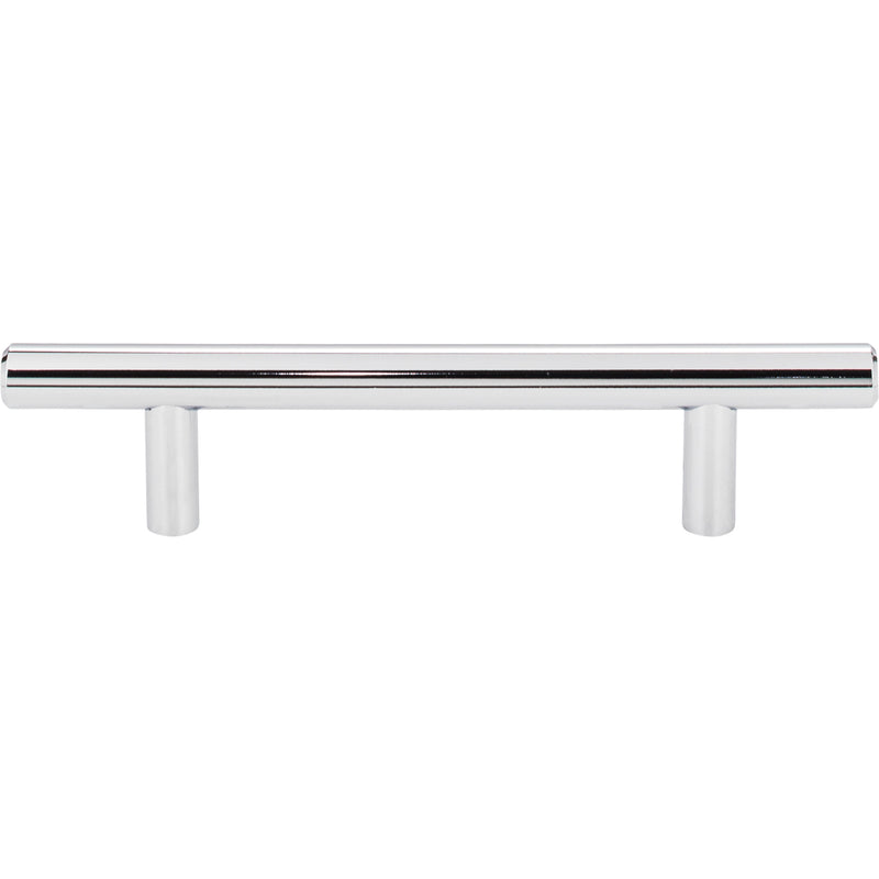 96 mm Center-to-Center Polished Chrome Naples Cabinet Bar Pull